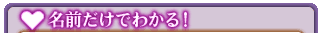 ̾�������Ǥ狼�롪